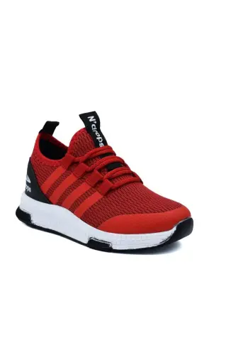 Lisanslı Markalar Unisex Çocuk Spor Ayakkabı - Kırmızı 