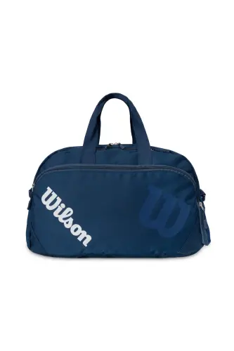 Lisanslı Unisex Su Geçirmez Gym Fitness Spor ve Seyahat Çantası El Valizi-Lacivert Renk - 3