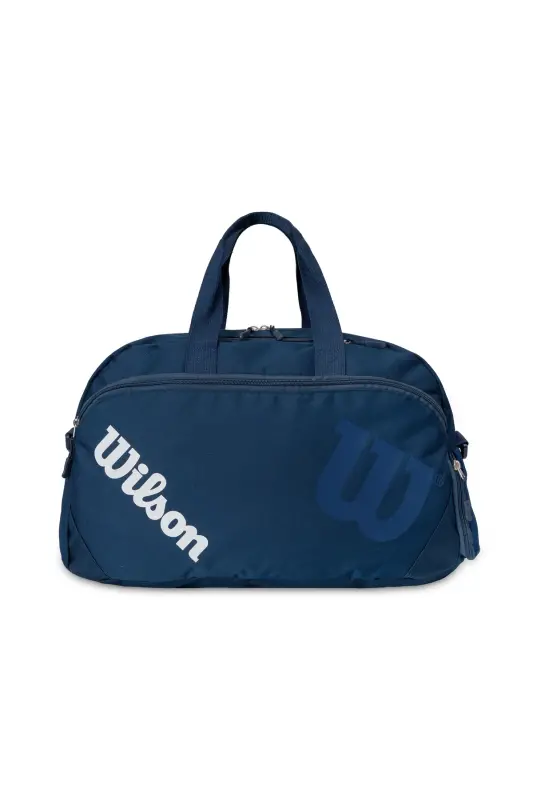 Lisanslı Unisex Su Geçirmez Gym Fitness Spor ve Seyahat Çantası El Valizi-Lacivert Renk - 3