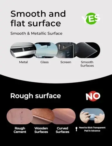 LISEN for MagSafe Car Phone Mount -Strong Vacuum Magnetic Phone Holders for Your Car, Suction Cup Phone Mount Dashboard Magnet Cell Phones Holder Mounts fit iPhone 18 Pro Max 17 16 15 14 13 12 - 6