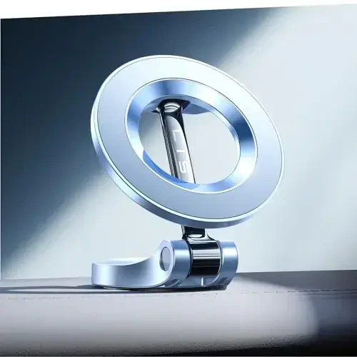 LISEN iPhone 17 MagSafe uchun avtomobil ushlagichi, Avtomobil paneli uchun ultra magnit telefon ushlagichi, iPhone 16 Pro Max uchun avtomobil aksessuarlari, Erkaklar, ayollar uchun sovg'alar, iPhone17 Pro/air/Max 16 15 14 13 Blue uchun mos 