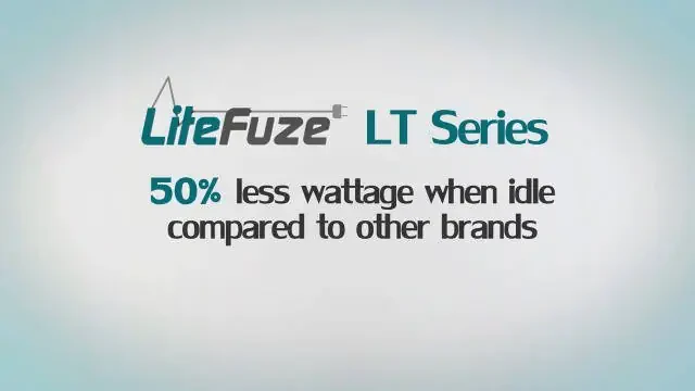 LiteFuze 2000W Voltage Converter Step-up/Down Auto Power Transformer - 110/120v to 220/240v - Heavy Duty – Circuit Breaker Protection – Converting Box Technology - Black - 3
