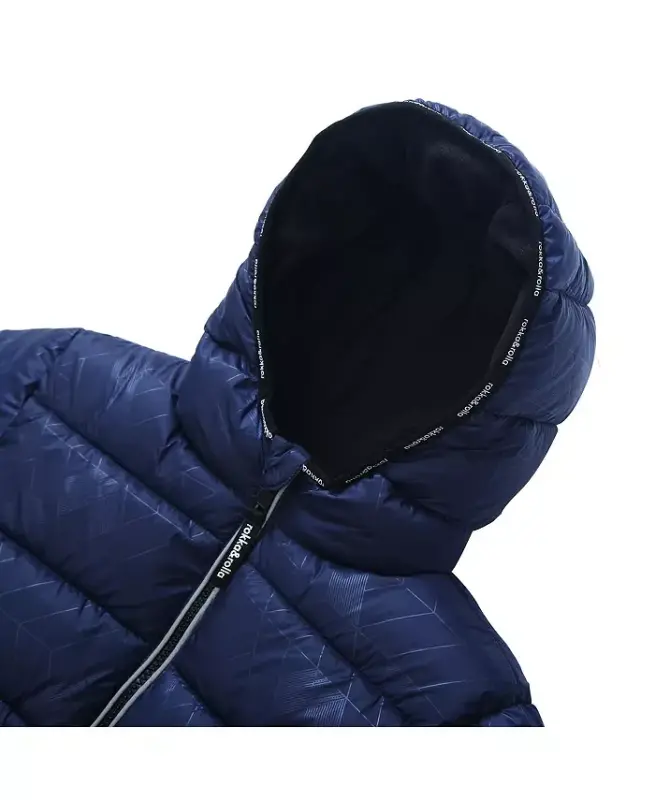 Big Boys Heavyweight Puffer Jacket Coat - Geo Emboss - 3