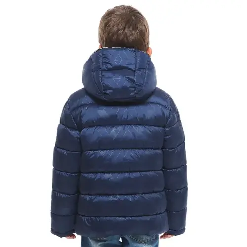 Boys (4 - 18) Heavyweight Puffer Jacket Coat - Geo Emboss - ROKKA&ROLLA (1)