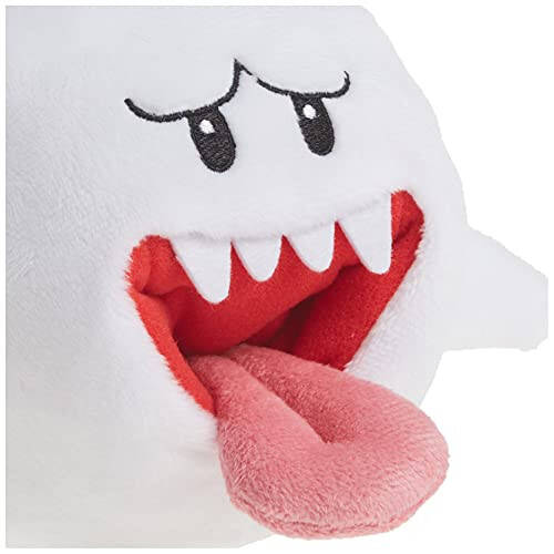 Little Buddy Super Mario All Star Collection 1428 Ghost Boo Stuffed Plush, 4