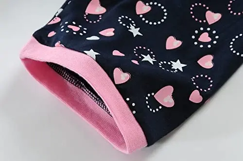 Little Girls Pajamas Qisqa Yengli 100% Paxta Bolalar Pijama Suv Pari Kiyimi Unicorn Pijama Yozgi Kiyimlar To'plami 1-7T - 6