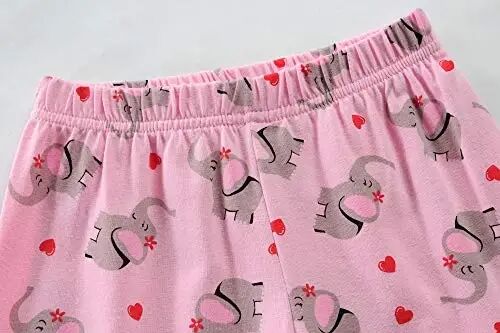 Little Girls Pajamas Short Sleeve 100% Cotton Toddler Pjs Mermaid Sleepwear Unicorn Pajama Summer Clothes Sets 1-7T - 5