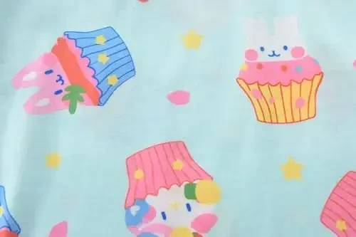 Little Girls Pajamas Short Sleeve 100% Cotton Toddler Pjs Mermaid Sleepwear Unicorn Pajama Summer Clothes Sets 1-7T - 4