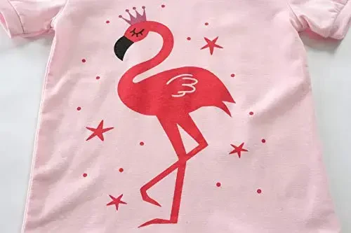 Little Girls Pajamas Short Sleeve 100% Cotton Toddler Pjs Mermaid Sleepwear Unicorn Pajama Summer Clothes Sets 1-7T - 2