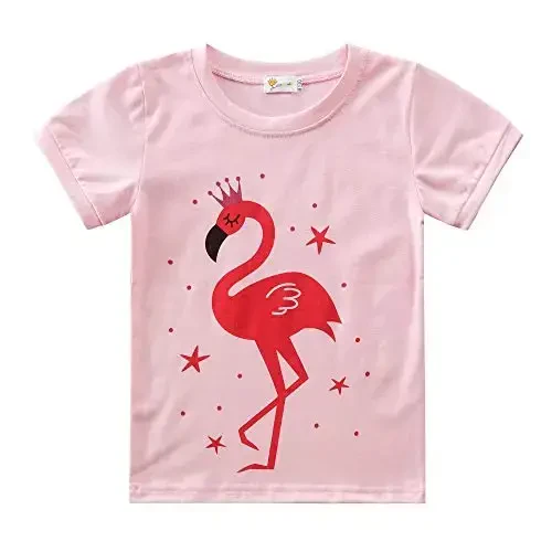 Little Girls Pajamas Short Sleeve 100% Cotton Toddler Pjs Mermaid Sleepwear Unicorn Pajama Summer Clothes Sets 1-7T - 3