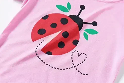 Little Hand Girls Pajamas Dinosaur Cotton Unicorn Pjs Jammies Fall Winter Long Sleeve Kids Sleepwear Sets for Size 2-7T - 2