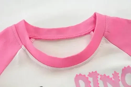 Little Hand Girls Pajamas Dinosaur Cotton Unicorn Pjs Jammies Fall Winter Long Sleeve Kids Sleepwear Sets for Size 2-7T - 2