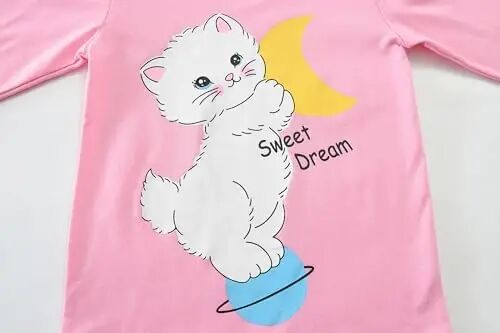 Little Hand Girls Pajamas Dinosaur Cotton Unicorn Pjs Jammies Fall Winter Long Sleeve Kids Sleepwear Sets for Size 2-7T - 5
