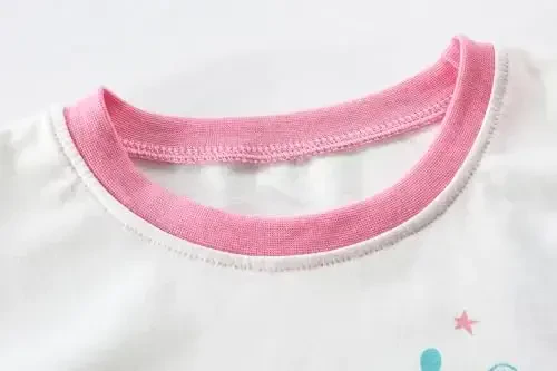 Little Hand Girls Pajamas Dinosaur Paxta Unicorn Pjs Jammies Kuzgi Qish Uzun Qisma Bolalar Uyqu Kiyimlari 2-7T Razmer uchun - 2