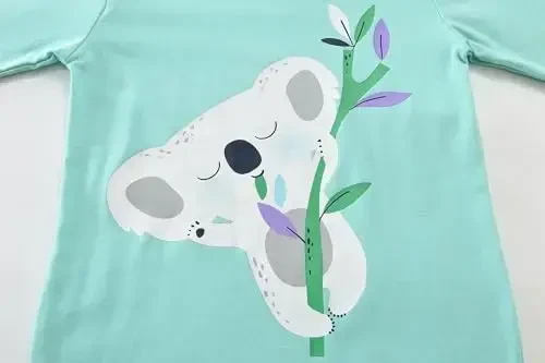 Little Hand Girls Pajamas Dinosaur Paxta Unicorn Pjs Jammies Kuzgi Qish Uzun Qisma Bolalar Uyqu Kiyimlari 2-7T Razmer uchun - 6