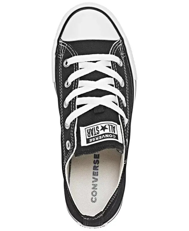 Little Kids' Chuck Taylor Original Sneakers from Finish Line-Black - 4