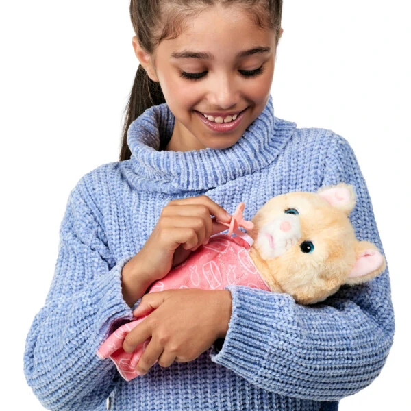 Little Live Pets Cozy Dozy Ginger The Kitty, Interactive Plush Toy 25+ Sounds and Reactions Ages 4+ - MOOSE TOYS (1)