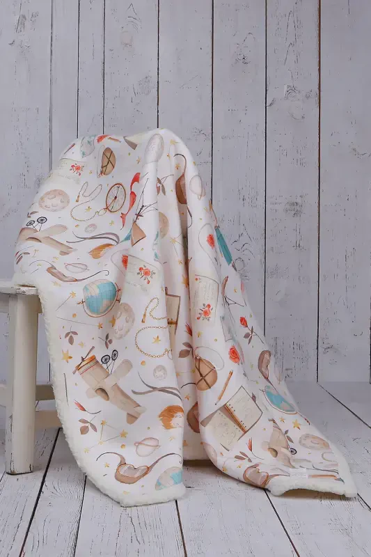 Little Prince Baby Blanket Thick Fleece Blanket-Mixed - 2