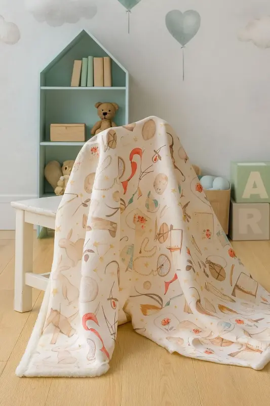 Little Prince Baby Blanket Thick Fleece Blanket-Mixed - 2