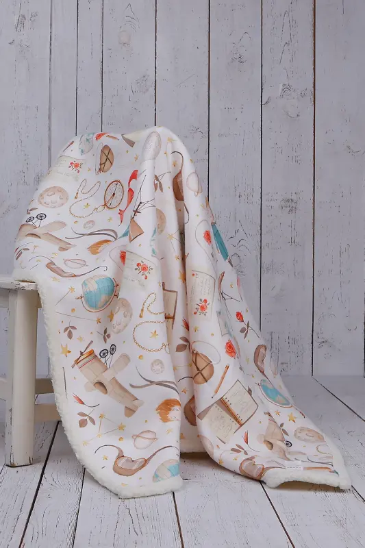 Little Prince Baby Blanket Thick Fleece Blanket-Mixed - 3