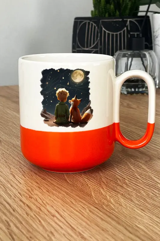 Little Prince Pro Mug Orange Gift for Friend-Orange - 2