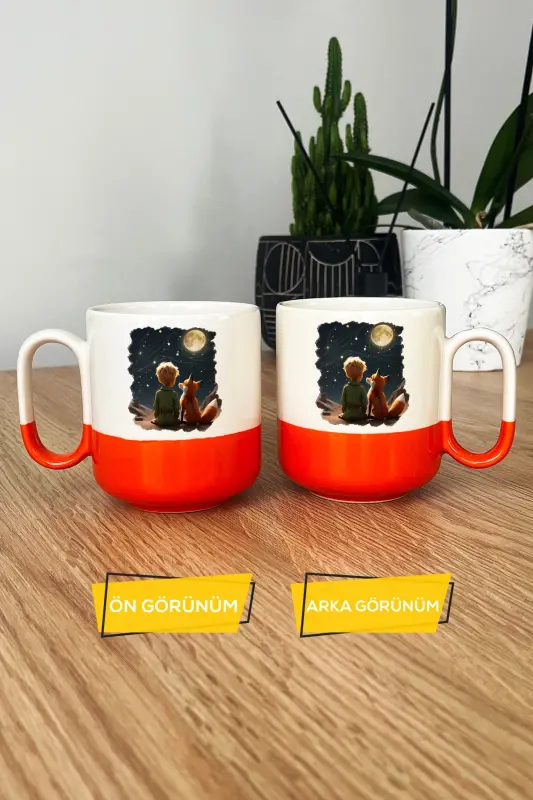 Little Prince Pro Mug Orange Gift for Friend-Orange - 3