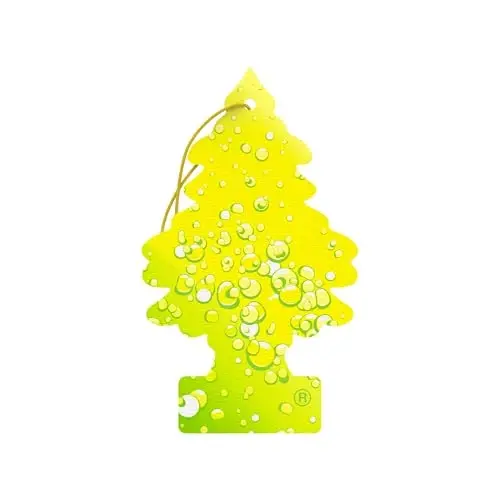 Little Trees Air Freshener Tree MTR0073 Sherbet Lemon Fragrance for Car Home Boat Caravan - Single Pack 