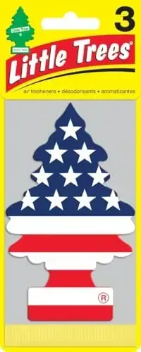 LITTLE TREES Car Air Freshener | Hanging Paper Tree for Home or Car | Vanilla Pride | Single Pack - LITTLE TREES