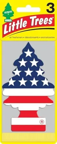 LITTLE TREES Car Air Freshener | Hanging Paper Tree for Home or Car | Vanilla Pride | Single Pack 