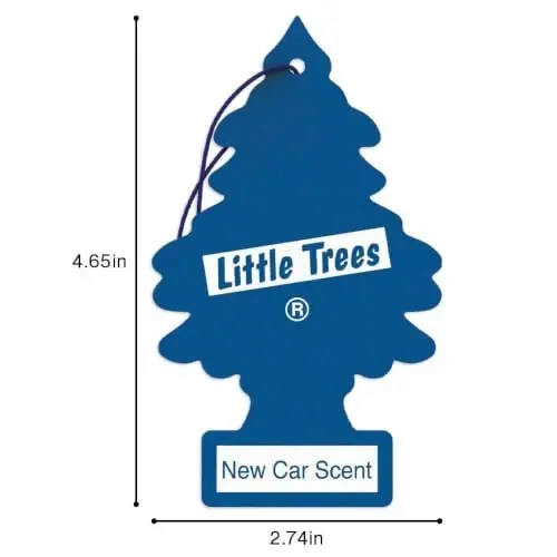 LITTLE TREES Car Air Freshener | Hanging Paper Tree for Home or Car | New Car Scent - 2