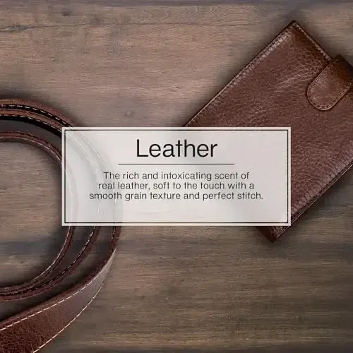 LITTLE TREES Ароматизатор для автомобиля | Подвесное бумажное деревце для дома или автомобиля | Кожа | 3 шт. - 5