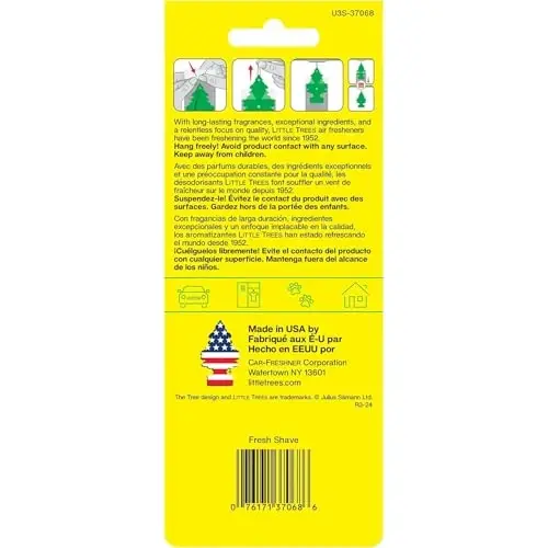 Little Trees Car Air Freshener 3-PACK (Fresh Shave) - 3