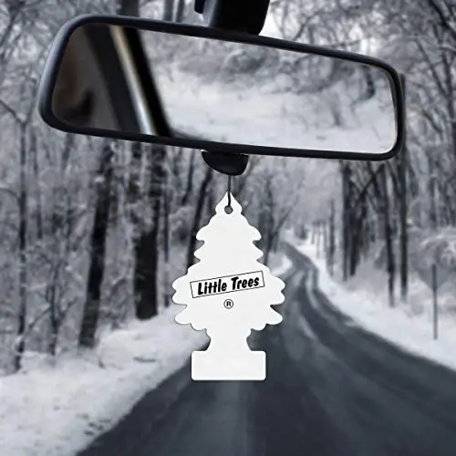 LITTLE TREES Car Air Freshener | Hanging Paper Tree for Home or Car | Coconut | 24 Pack - LITTLE (1)