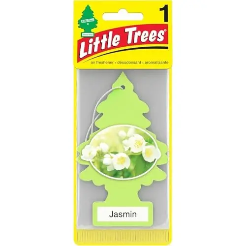 LITTLE TREES Car Air Freshener | Hanging Paper Tree for Home or Car | Jasmin | 12 Pack - LITTLE (1)