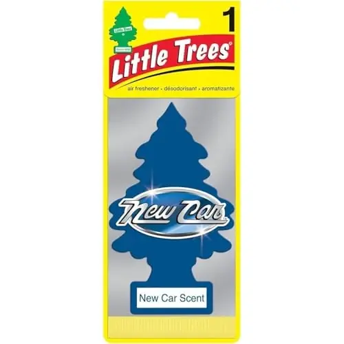 LITTLE TREES Car Air Freshener | Hanging Paper Tree for Home or Car | New Car Scent - CAR FRESHNER (1)