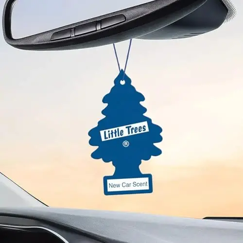 LITTLE TREES Car Air Freshener | Hanging Paper Tree for Home or Car | New Car Scent - 4