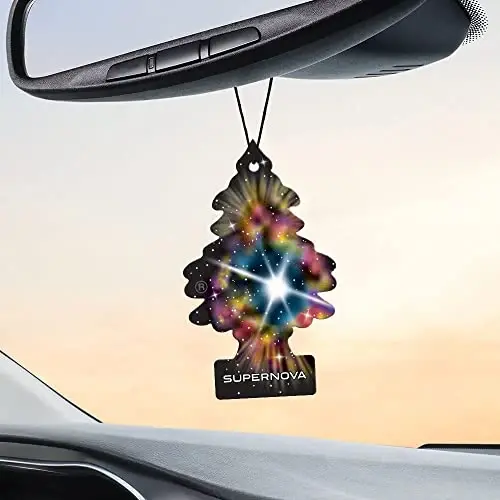Little Trees Car Air Freshener | Hanging Paper Tree for Home or Car | Supernova | 6 Pack - LITTLE TREES (1)