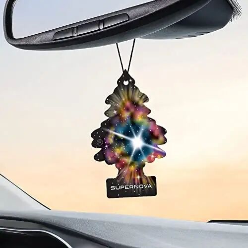 Little Trees Car Air Freshener | Hanging Paper Tree for Home or Car | Supernova | 6 Pack - LITTLE TREES (1)