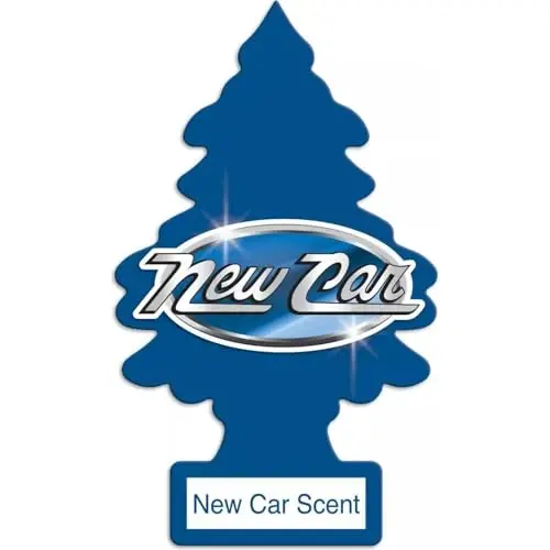 LITTLE TREES Car Air Freshener | Uy uchun yoki mashina uchun osilgan qog'oz daraxti | Yangi mashina hidi | 6 dona - 1