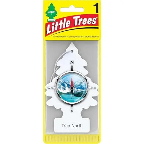 LITTLE TREES CAR FRESHNER U1P17146 Little Trees Air Fresheners, True North - CAR FRESHNER (1)