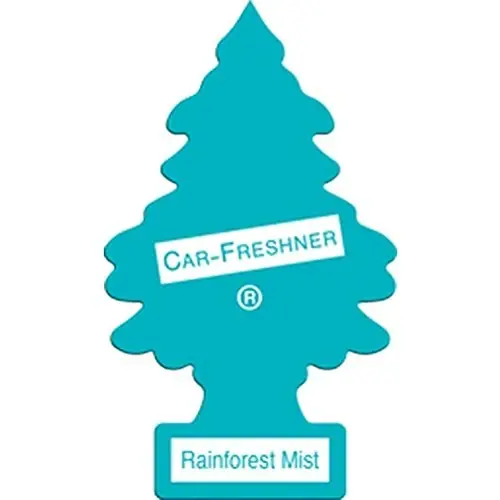 Little Trees Cardboard Hanging Car, Home & Office Air Freshener, Rainforest Mist - Little (1)