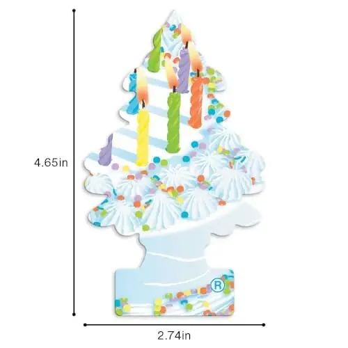 LITTLE TREES Havalandırıgichlari Avtomobil Havalandırıgichi. Osiladigan Daraxt Avto yoki Uy uchun Uzoq Vaqt Saqlanadigan Xushbo'y Hid Taqdim etadi. Bayram qiling!, 24 ta Havalandırıgich - 5