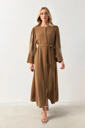 Liva Yengli Toshli Abaya - Qo'ng'ir 