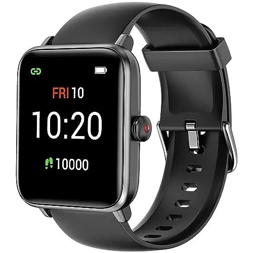 LIVIKEY Smart Watch, фитнес-трекер с пульсометром, измерением уровня кислорода в крови, отслеживанием сна, водонепроницаемые смарт-часы 41 мм с шагомером для женщин и мужчин, совместимые с телефонами Android и iOS - LIVIKEY