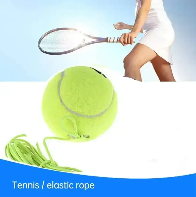 LIYUANBAIHUO 3 Pcs Tennis Training Ball With String, Trainer Balls Self Practice and Replacement Tool, Ideal for Indoor and Outdoor Practice - 5