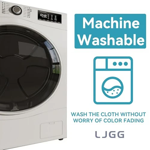 LJGG 16'x16' Microfiber Cleaning Cloths, 12-Pack Reversible Two-Tone Colors Yellow-Gray, Ultra Absorbent and Scratch-Free for Auto Detailing, Multipurpose Towels for Car, Kitchen, and Home - 7