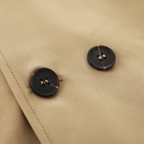 LJYH Toddler Boys Classic Buttons Peacoat Kids Hooded Toggle Dress Trench Coats - 4