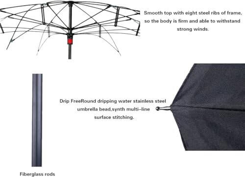 LLanxiry Windproof Inverted Umbrella, Large Reverse Umbrellas for Rain with C-shaped Handle Big Upside Down Inside Out Umbrella for Women & Men - 11
