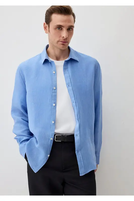 Льняная Рубашка Regular Fit / Нормальный Крой 0211496-89 - 1