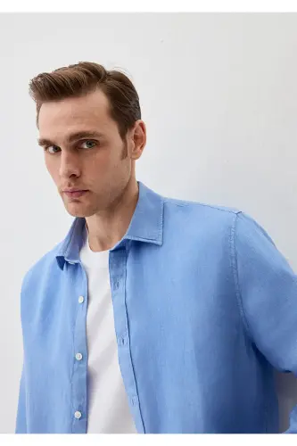 Льняная Рубашка Regular Fit / Нормальный Крой 0211496-89 - 5